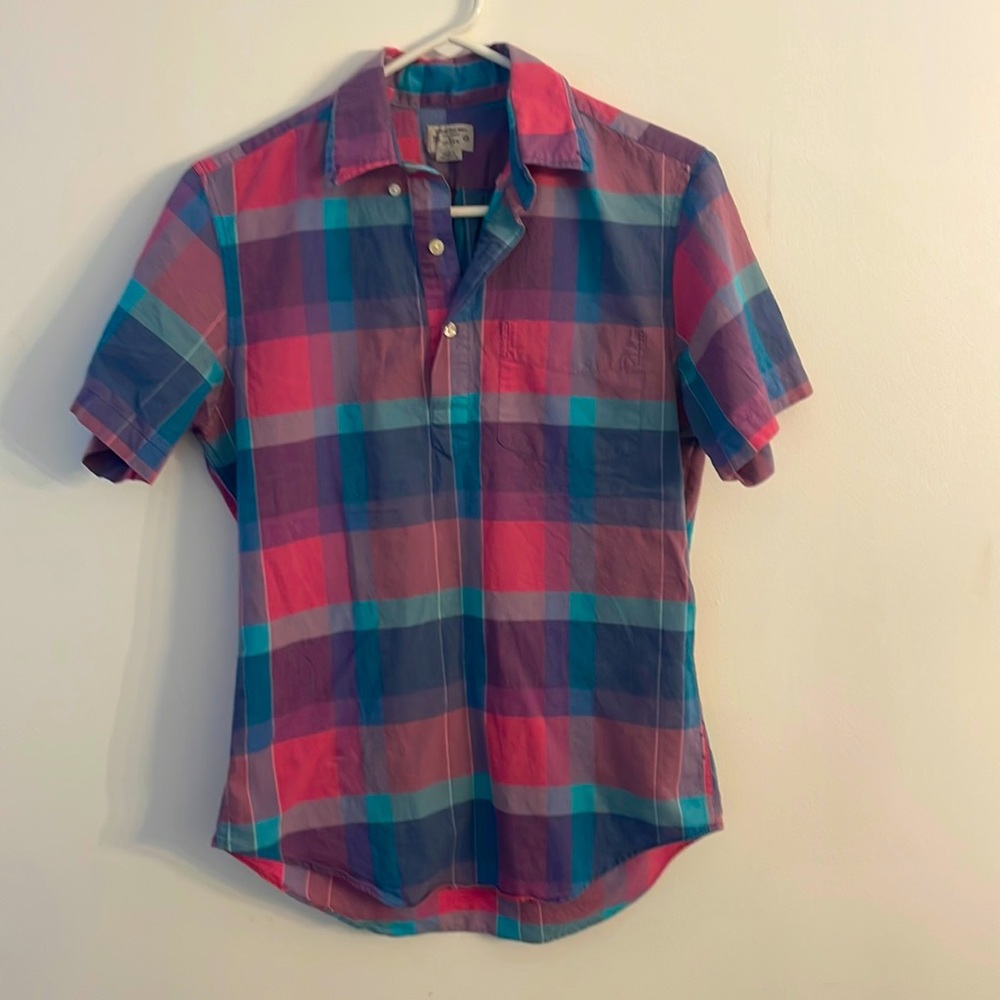 Tailored Summer Plaid Shirt by J. Crew